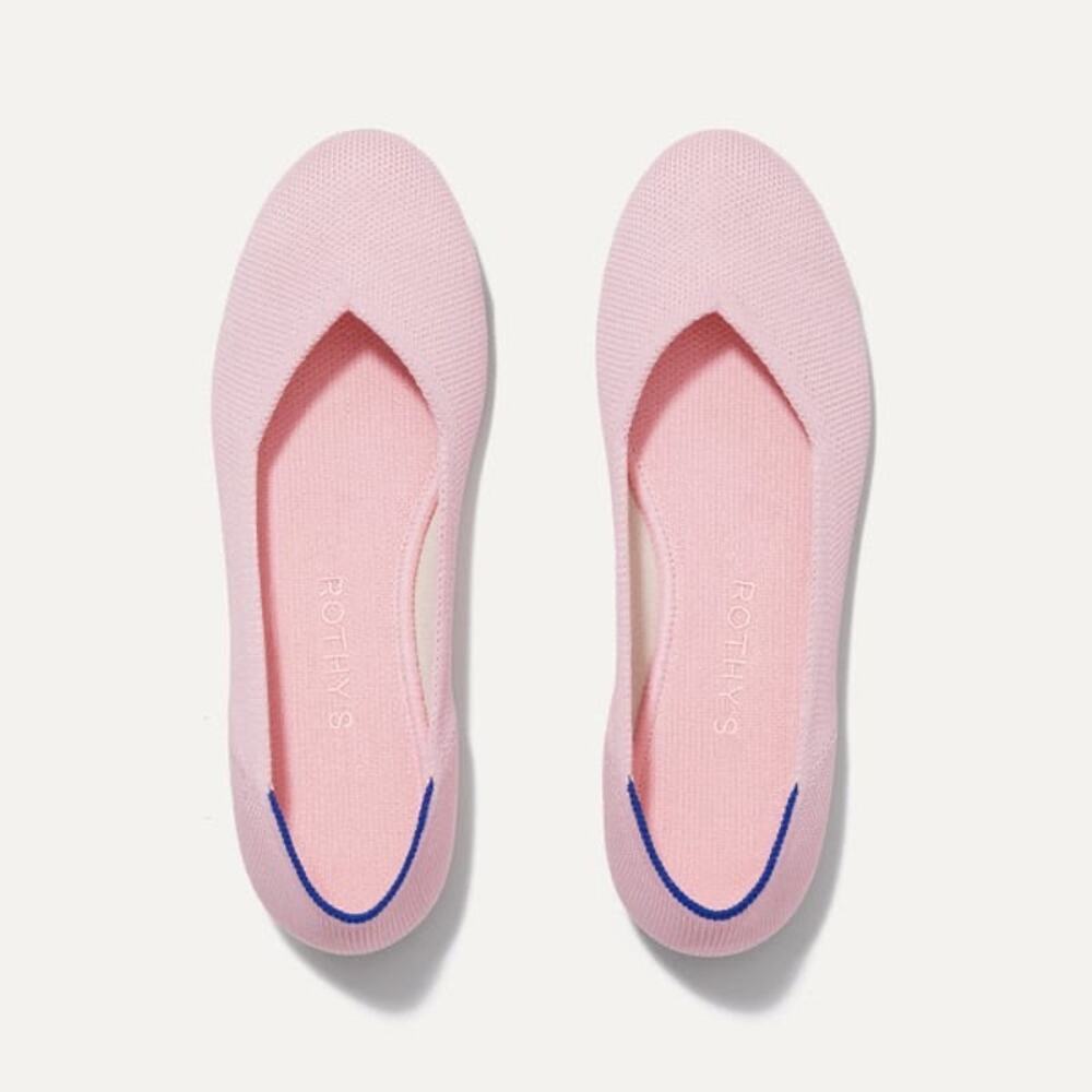 Rothy’s The Flat Blush Pink Women’s Size 7.5